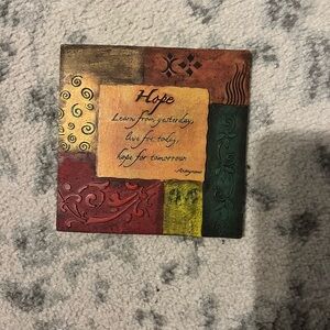 Colorful Inspirational Wall Art 5.5X5.5